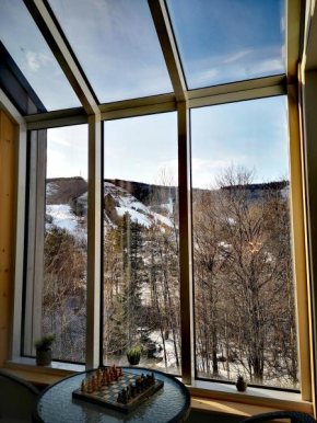Condo sur 2 niveaux avec magnifique vue sur la montagne Stoneham